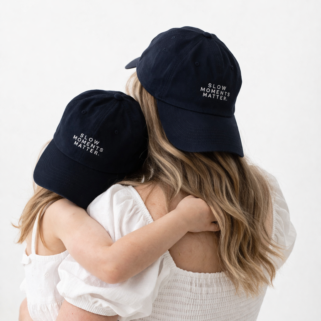 Slow Moments Matter Mom & Mini Matching Hat Set