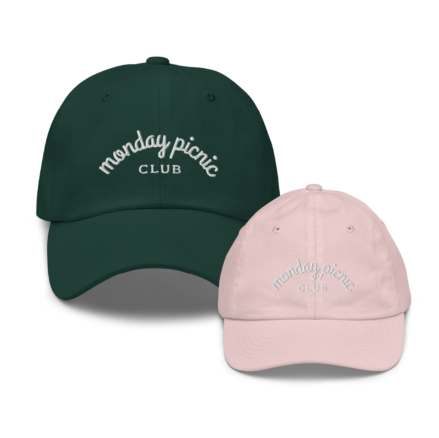 Monday Picnic Club Mom & Mini Matching Hat Set