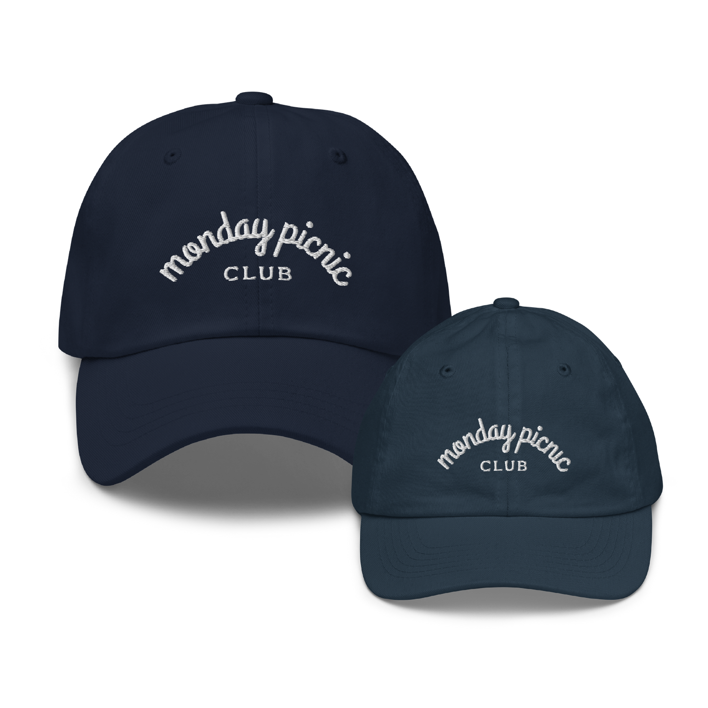 Monday Picnic Club Mom & Mini Matching Hat Set